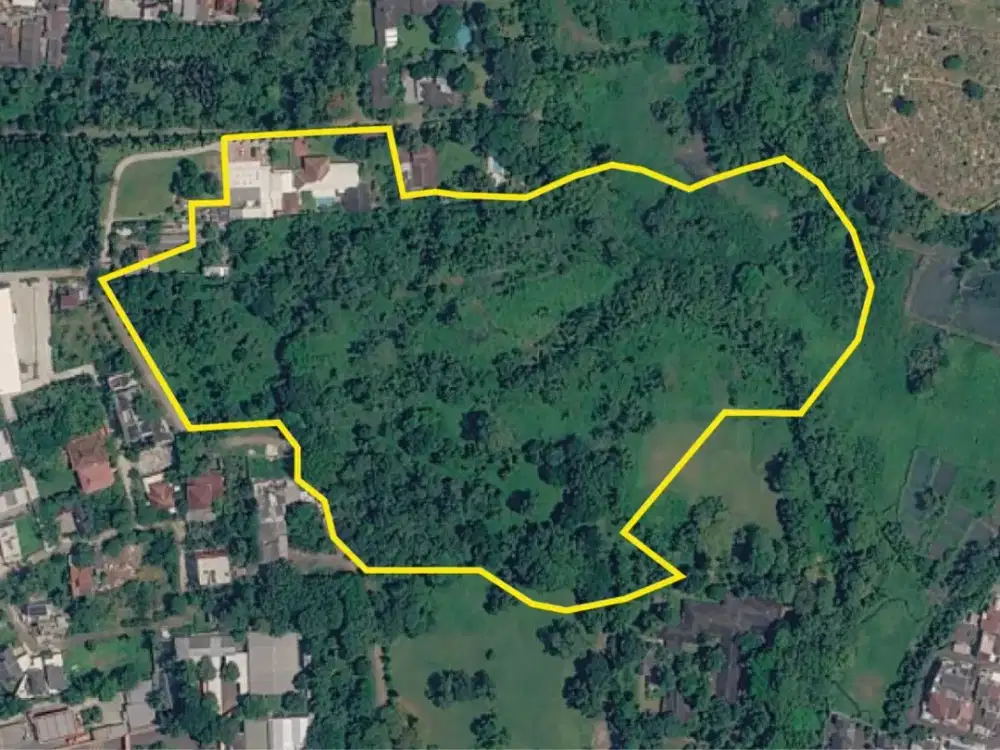 Dijual Tanah Siap Bangu Luas 13,5 Hektar Cocok Untuk Perumahan atau Sekolah di Cipayung Ciputat