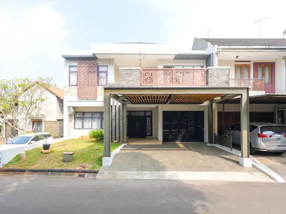 Rumah Luas 2 Lt 15 Menit ke Pintu Tol BSD Timur 1 Dibantu KPR J-15289
