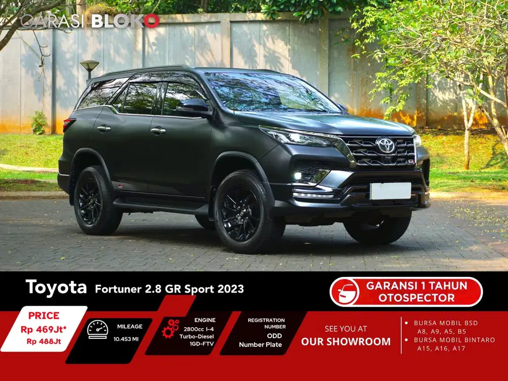 Odo 17rb - Toyota Fortuner 2.8  GR Sport 1GD Turbo Diesel 2023