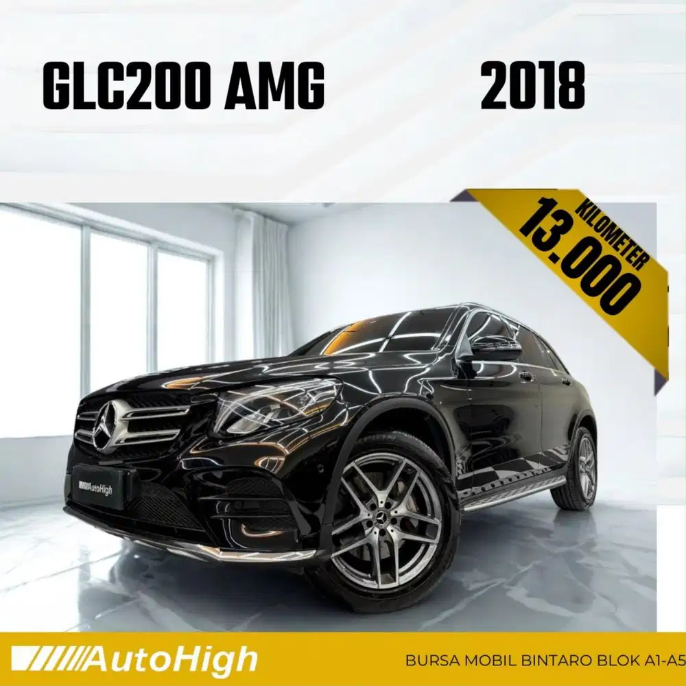 DP10% [Km13.000] GLC200 AMG 2018 Black / GLC 200 Reg 2019 #AUTOHIGH