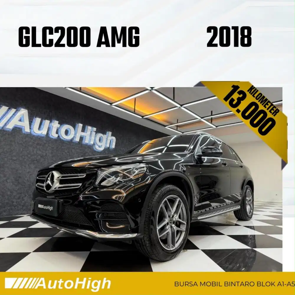 DP10% [Km13.000] GLC200 AMG 2018 Black / GLC 200 Reg 2020 #AUTOHIGH
