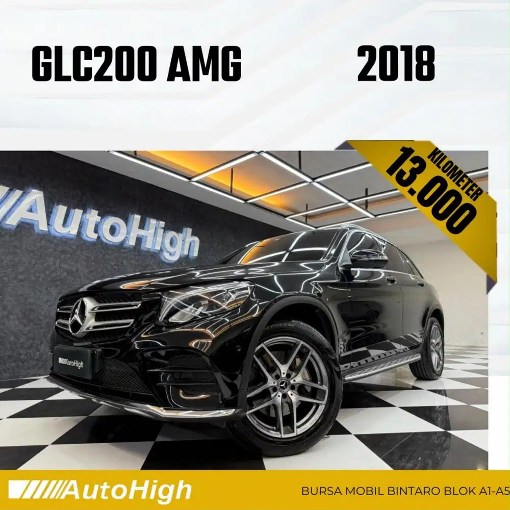DP10% [Km13.000] GLC200 AMG 2018 Black / GLC 200 Reg 2020 #AUTOHIGH