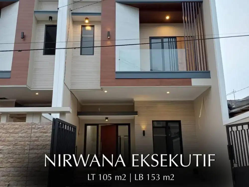 DI JUAL 2Unit Rumah Minimalis Modern  NIRWANA EKSEKUTIF