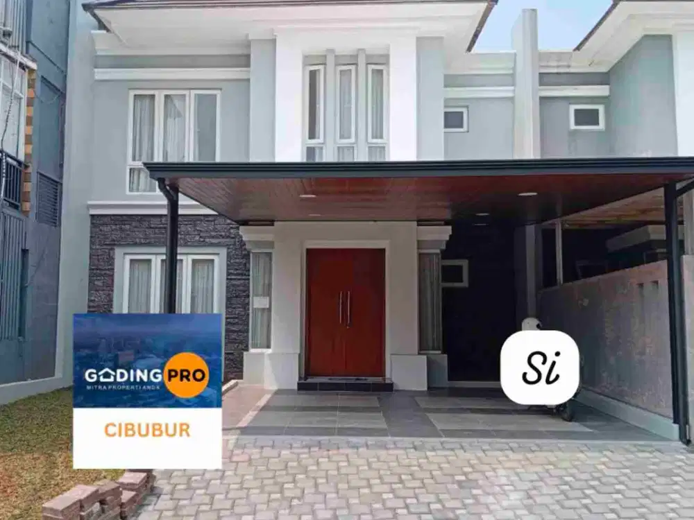 Di jual rumah rapi siap huni bebas banjir lokasi strategis. Kota Wisata Cibubur.