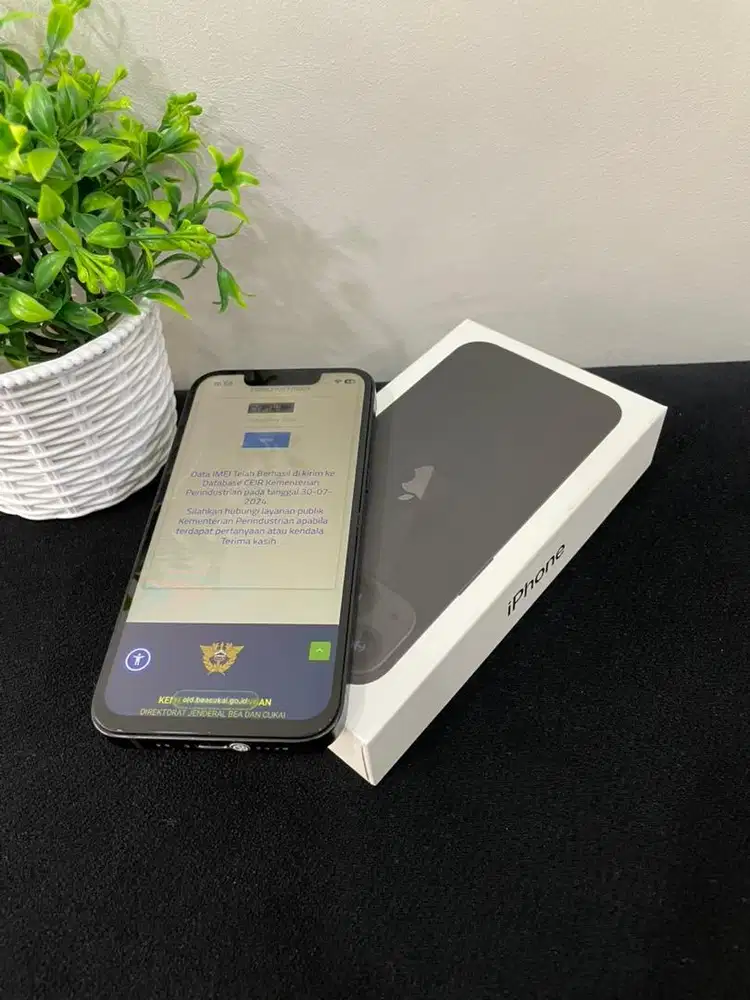 IPhone 13 Mini 512GB Midnight mulus Fullset BH 100% Imei Bea Cukai