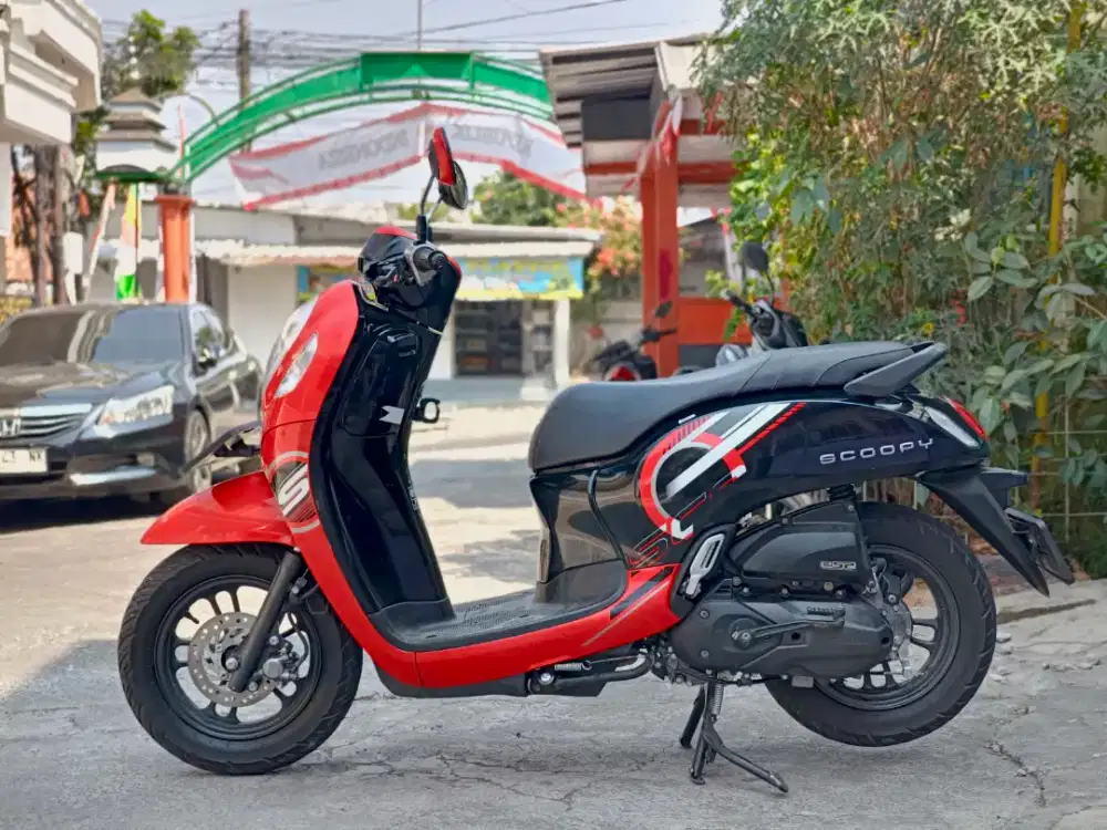 Scoopy tahun 2024 low km 14rb/tt boleh gan cash lebih bagus