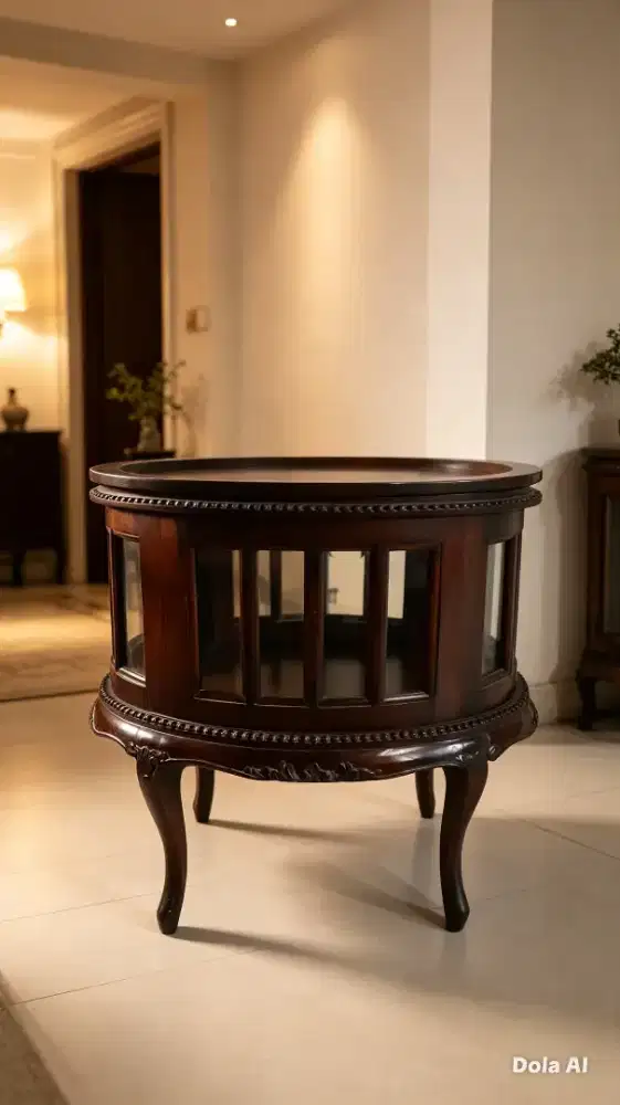Meja Kopi kayu jati antik