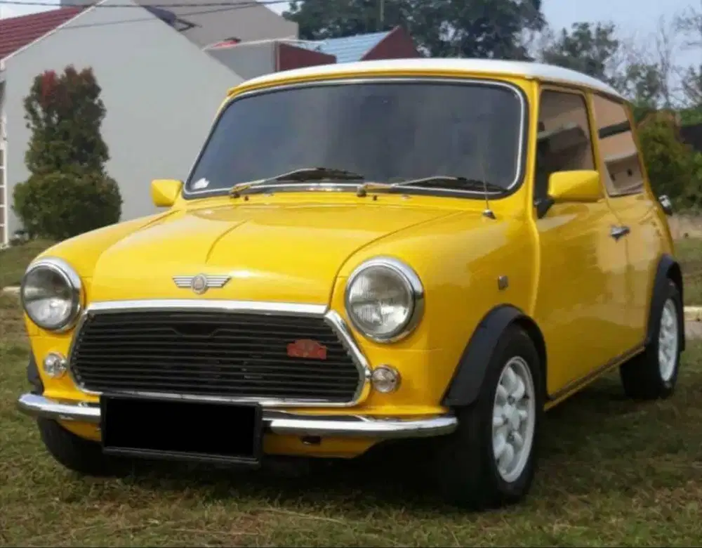 Mini Morris MK 1968 yellow kuning bu morris Classic Car 1967 mini 1969