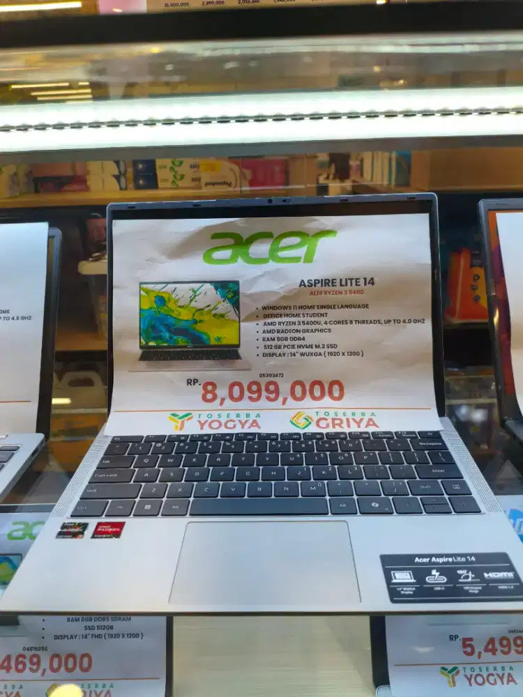 Cash & Credit Laptop ACER ASPIRE LITE 14 AL 14 RYZEN 3 5400