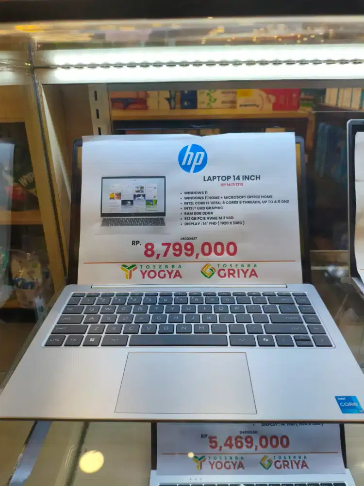 Cash & Credit Laptop HP I3 1315 8/512GB