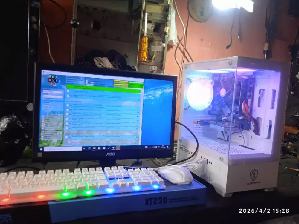 Pc Fullset Core i5 Gen 2 Ram 8 Gb Ssd+Hdd Vga 4 Gb Monitor 22 in