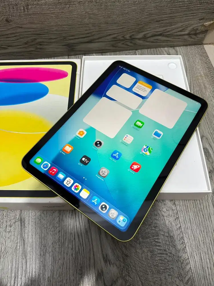 Ipad Gen 11 (A16) 128gb Yellow Wifi IBOX Garansi On Januari 2027