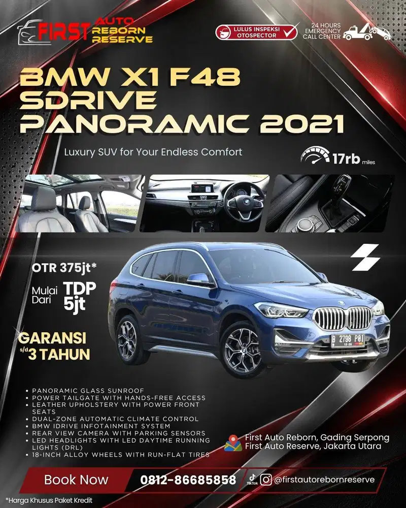 (TDP5jtan) BMW X1 sDrive18i 2021 Panoramic