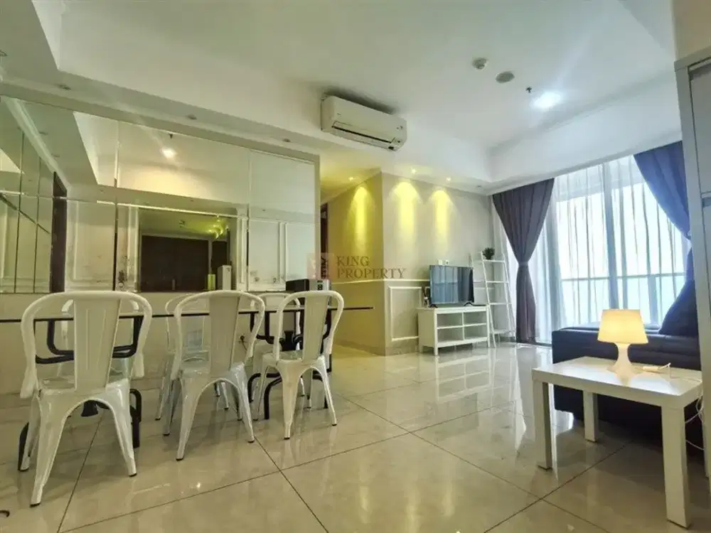 New Furnished Masih Fress, Disewakan Condominium Taman Anggrek Residences 3BR+1 Siap Huni Luas 135m2 Strategis Dekat Mall TA, Hublife Tanjung Duren