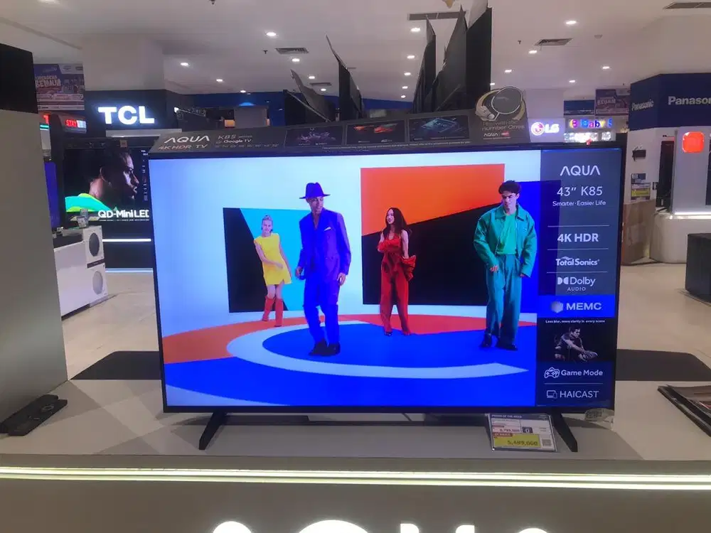 AQUA QLED UHD HDR GOOGLE TV 43
