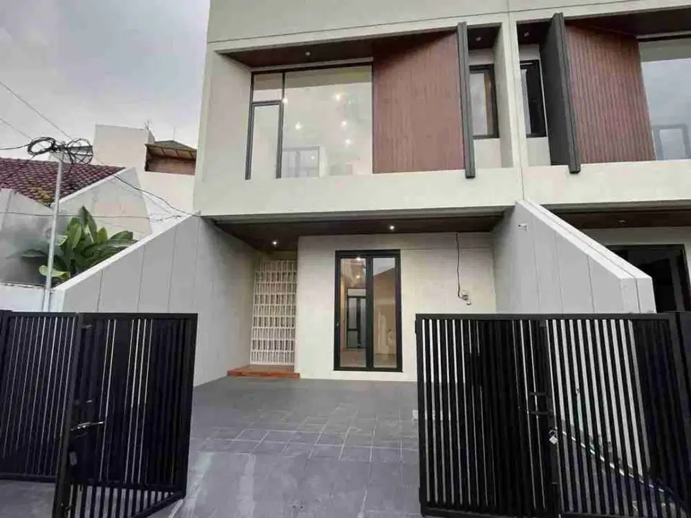KLAMPIS SEMOLO TIMUR dekat MERR ‼Rumah Baru 2 Lantai One Gate System