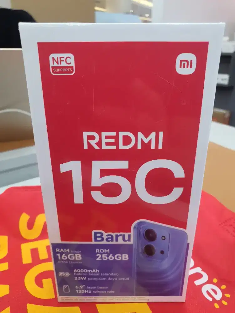 Redmi 15C 8/256 garansi resmi 15 bulan no repack