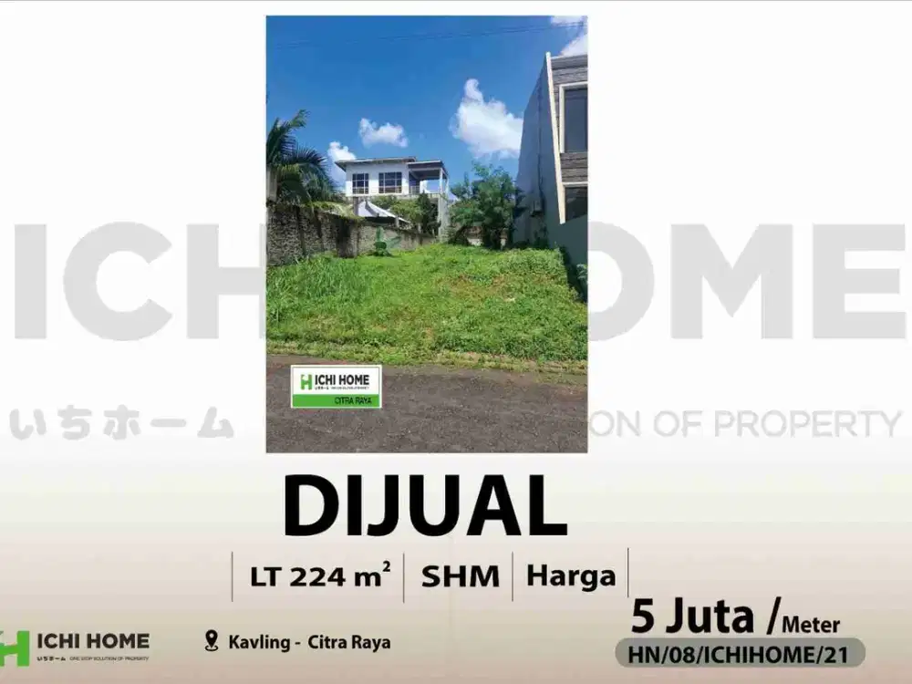 dijual tanah dicitrakan raya
