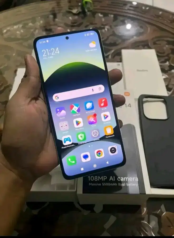 redmi not 14 ram 8+8/128 pulset