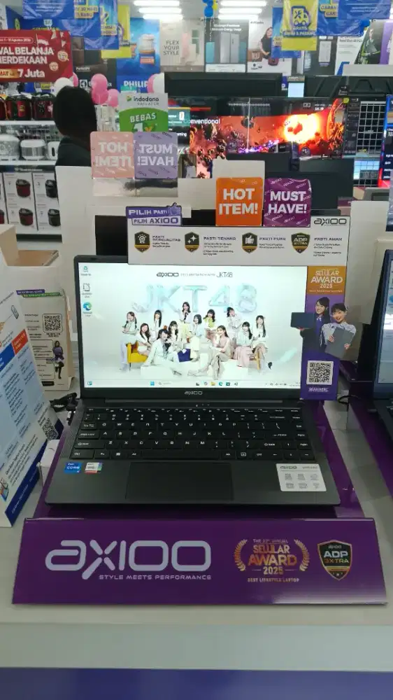 Axioo Mybook Hype 5 G12 Notebook - Black