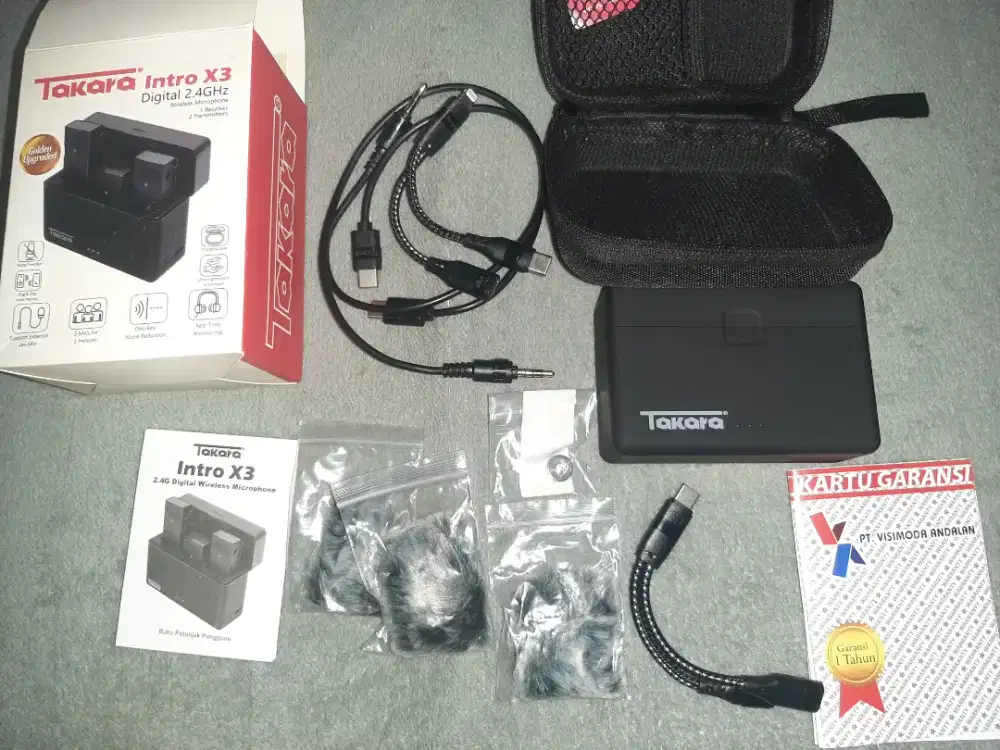 Mic Wireless Takara Intro x3