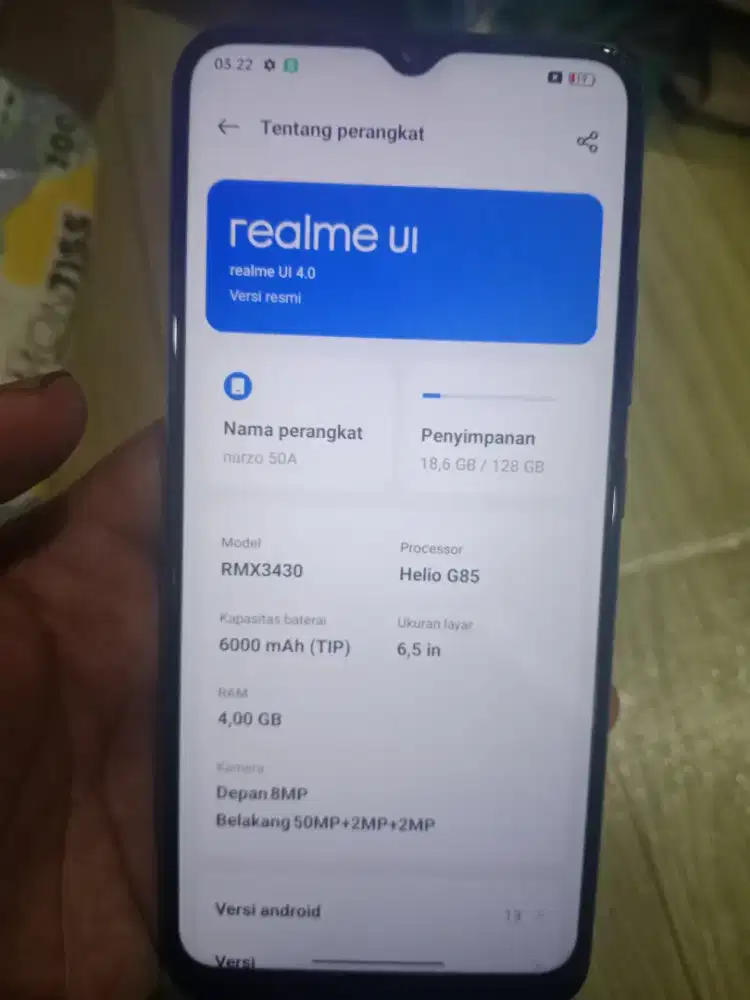 REALME NARZO 50A 4/128GB