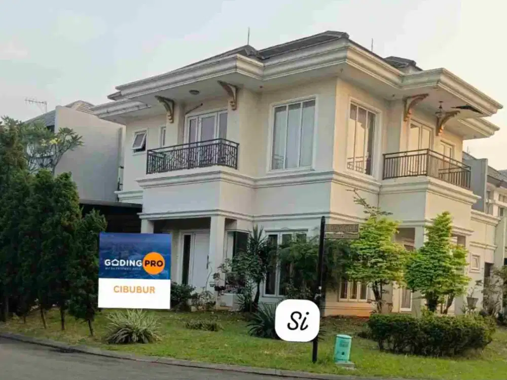 TURUN HARGA — RUMAH CANTIK FULL FURNISHED POSISI HOOK DI KOTA WISATA CIBUBUR