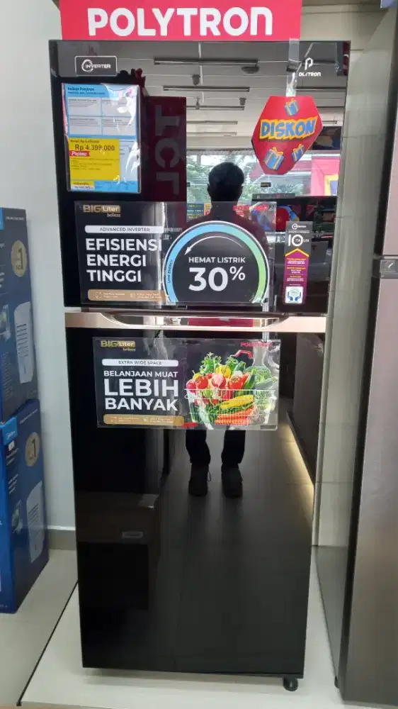PROMO CICILAN BUNGA 0% HOME CREDIT ( KULKAS POLYTTON 300 L INVERTER )