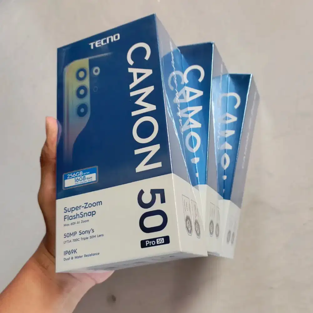 Tecno camon 50 pro 5g 8/256 new (setara redmi note 15 infinix 60)