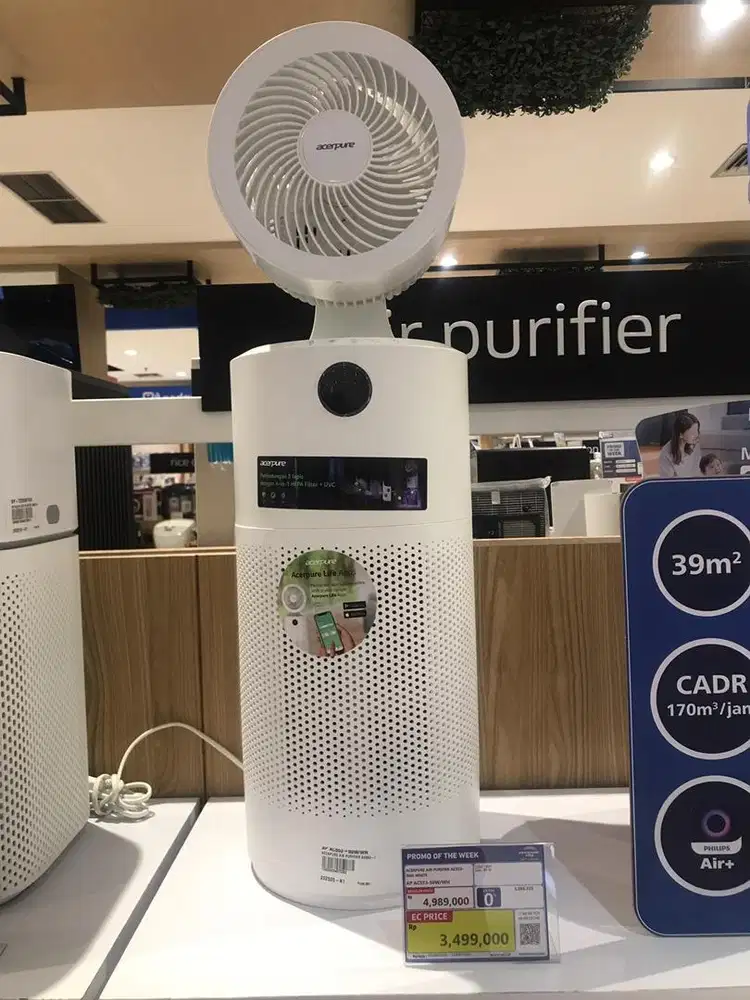 Acerpure air purifier ac 533 50 w white
