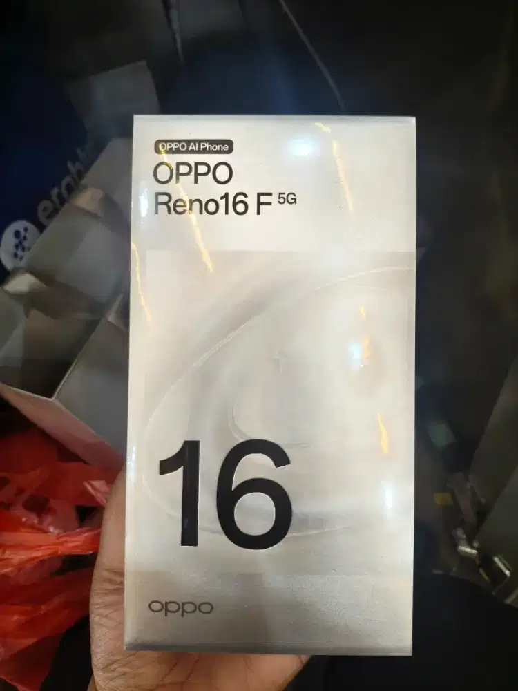 Dijual oppo Reno 16f 8/128GB pop white