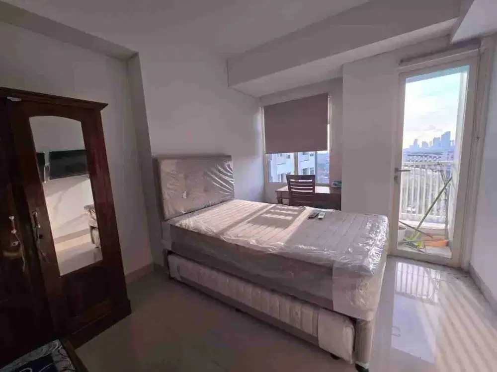KLASKA RESIDENCE TERMURAH ‼ Apartemen Studio Semi Furnish dekat Stasiun Wonokromo