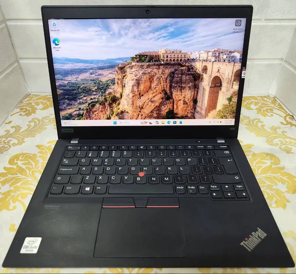 Lenovo Thinkpad X13 Core i5 Gen10 Ram 16gb SSD 512Gb Win11 Mulus