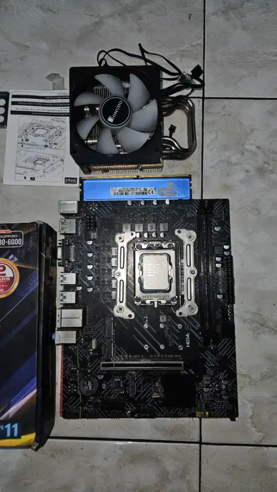Core I5 12400f + MB B660 socket 1700 + DDR4 16gb