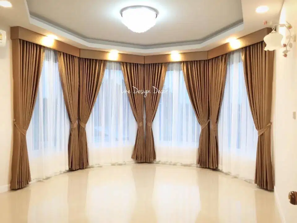 Gorden Vertikal/Vertical Blinds Roll/Roller Krey Wallpaper Dinding 3D