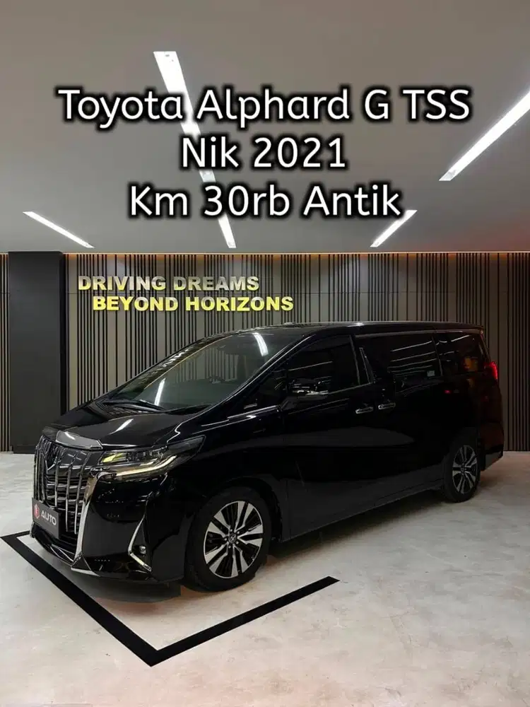 Toyota Alphard 2.5 G TSS ATPM 2021 Hitam Km30rb B1588POO