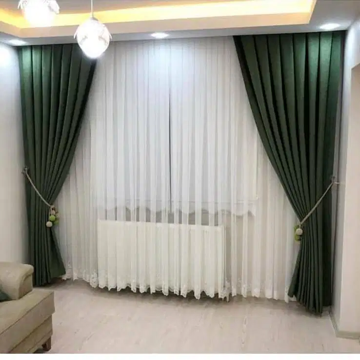 Gorden Vertikal/Vertical Blinds Roll/Roller Krey Wallpaper Dinding 3D