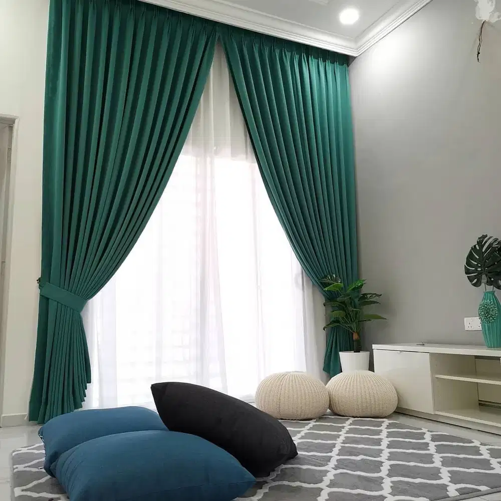 Menerima Pemasangan Gorden Wallpaper Dinding 3D Gordyn Hordeng Korden