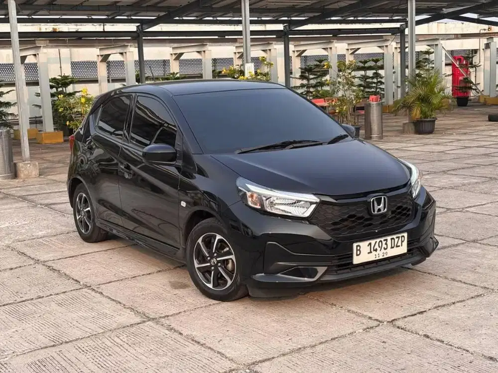 ‼️km13rb‼️Honda Brio E CVT hitam 2024 2023 2025