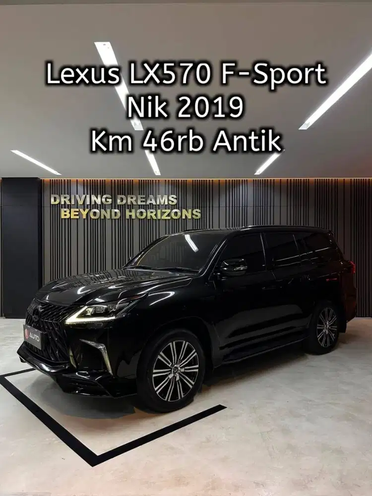 Lexus LX570 F-Sport AT 2019 Hitam Km46rb B1979UJT
