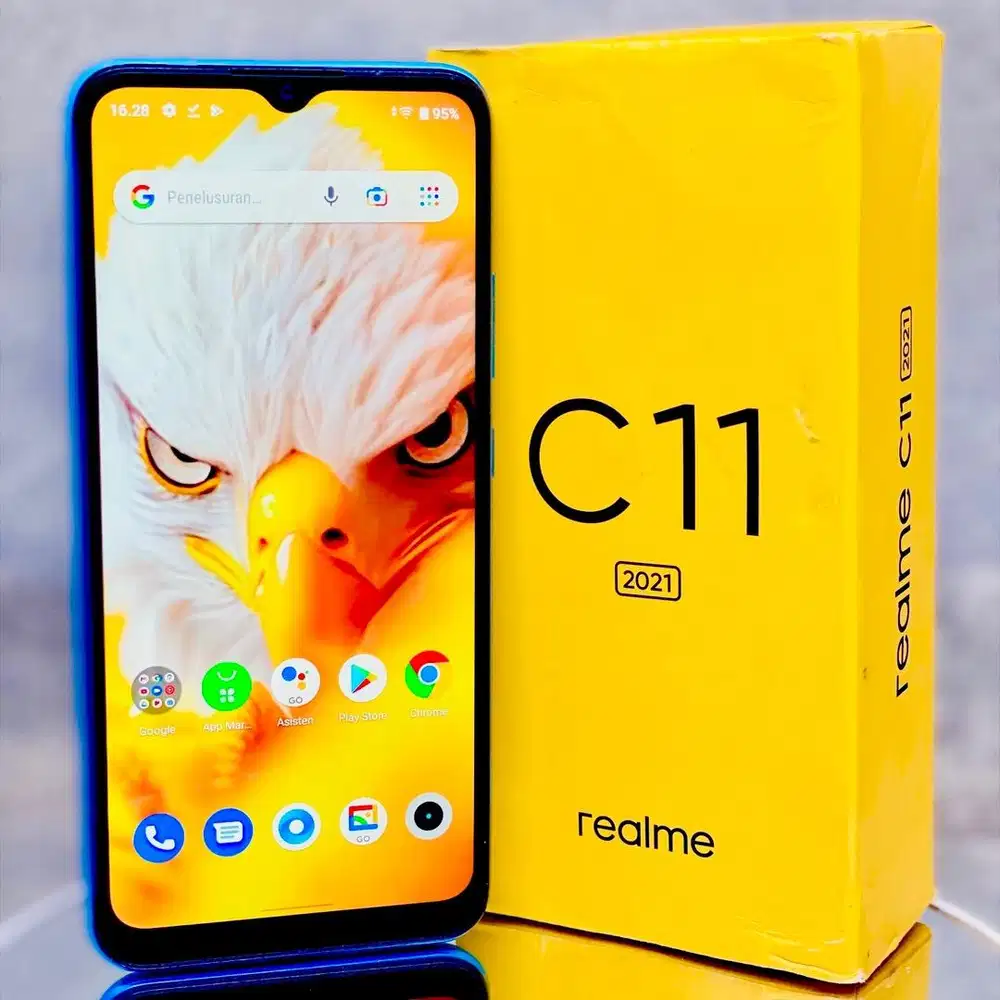 RAM 4/64 FULL HD+ 8 MP AI CAMERA XIAOMI REALME C11 MULUS FULLSET