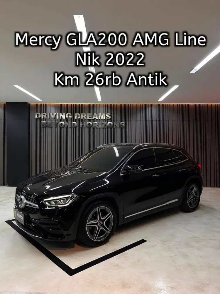 Mercedes Benz GLA200 AT 2022 Mercy GLA 200 Hitam Km26rb B2987SMK