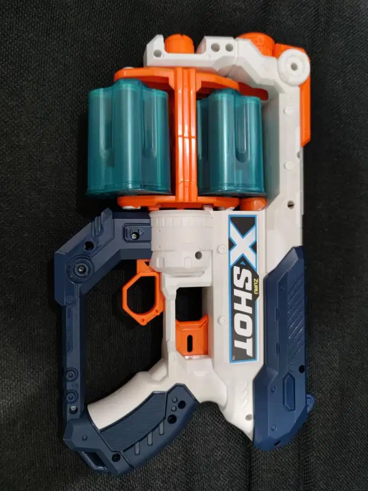 Preloved Tembak Nerf Gun ZURU X-Shoot Foam Dart Blaster Mainan Anak