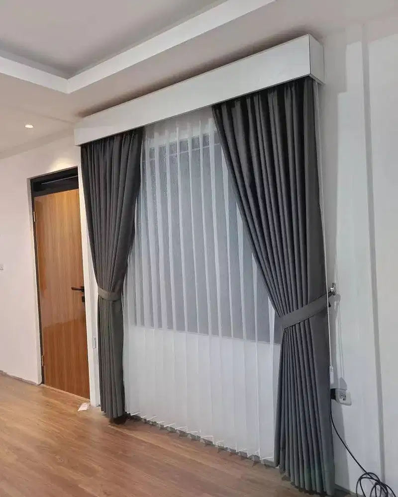 Jual Gorden Jendela & Pintu Gordyn Model Terbaru Wallpaper Dinding 3D