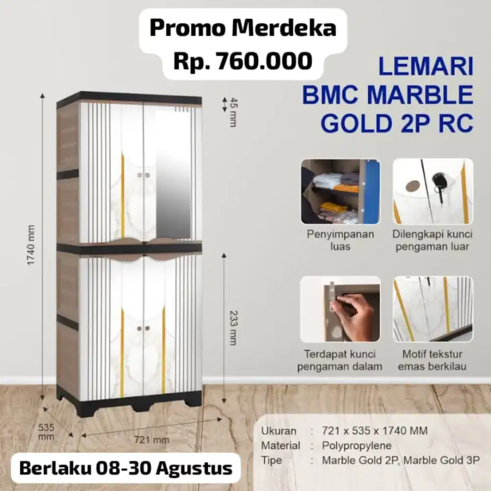 Promo Agustusan Lemari Plastik Murah Jogja