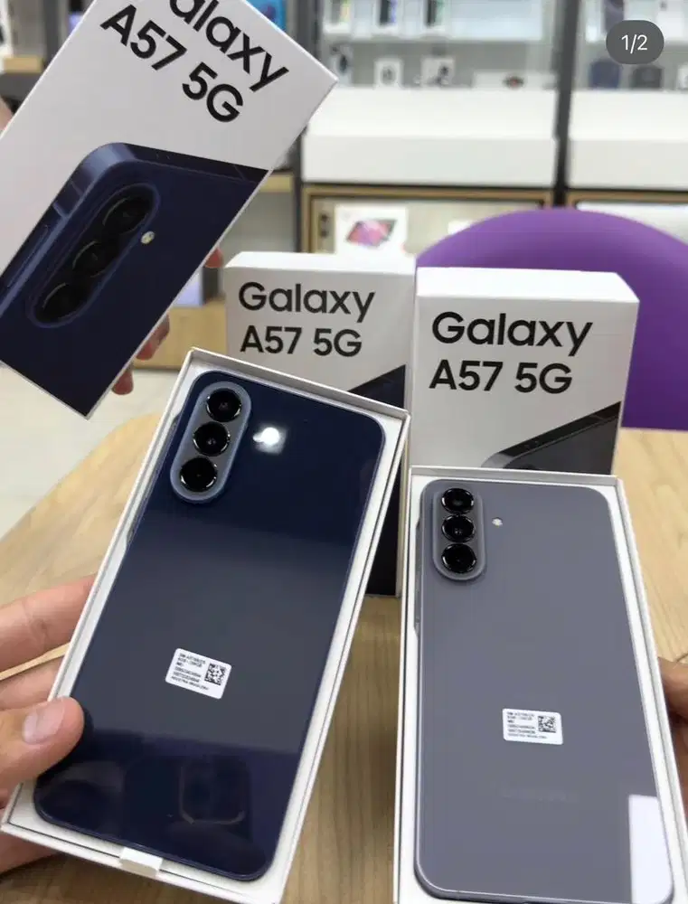 Samsung A57 5G 12/256 navy (baru) bisa kredit lewat home credit
