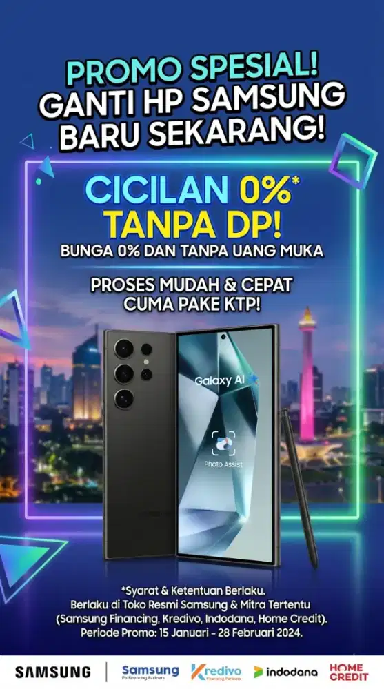 SAMSUNG GALAXY CICILAN 0%