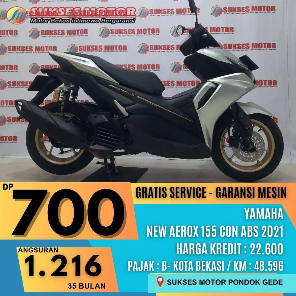 PROSES CUMA 30 MENIT SYARAT KTP KK YAMAHA AEROX S ABS TH 2021