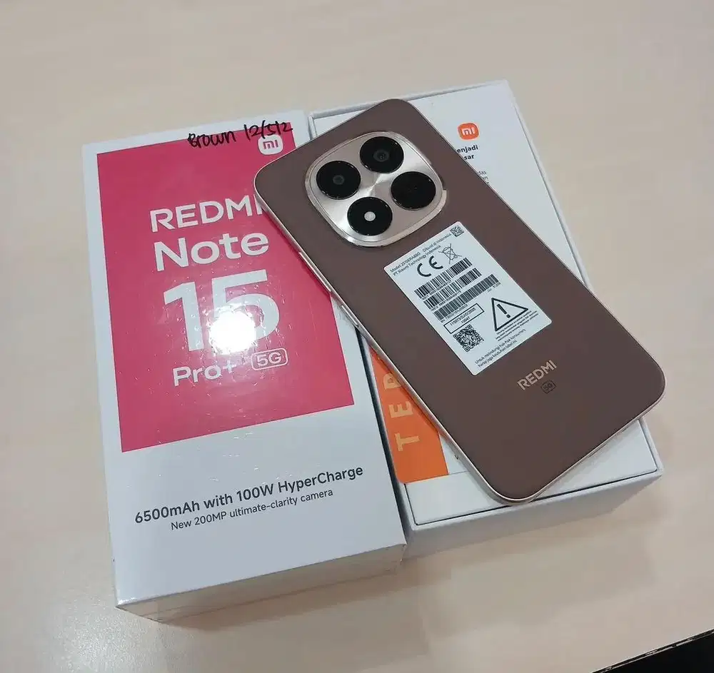 Note 15 pro plus 5G 8/256 brown (baru)
