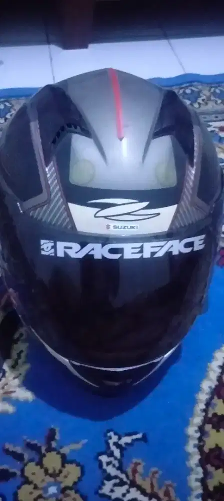 Helm fullface masih rapi warna doff